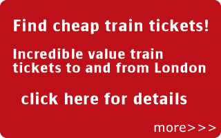 find cheap train tickets to london